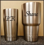 Sample of Lasering Service for Customer Provided Item
