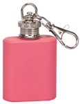 1 oz. Matte Pink Keychain Flask