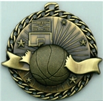 Basketball Medal Gold 2 inches