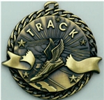 Track Medal Gold 2 inches