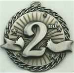 2nd Place Silver Gold 2 inches