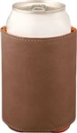 Dark Brown Leatherette Beverage Holder 3-3/4 inches
