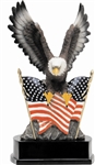 Motion Extreme Eagle Color with Flags 9 inches