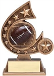Football Comet Resin 5-3/4 inches
