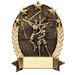 Basketball Female 5-Star Resin 6.25 inches