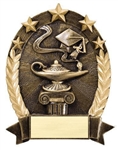 Lamp of Knowledge 5-Star Resin 6.25 inches