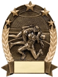 Wrestling 5-Star Resin 6.25 inches