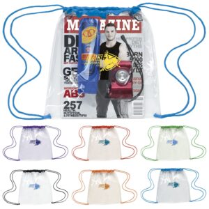 Clear Game Drawstring Backpack -15734