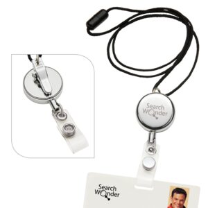 DUAL FUNCTION METAL BADGE HOLDER, 65056