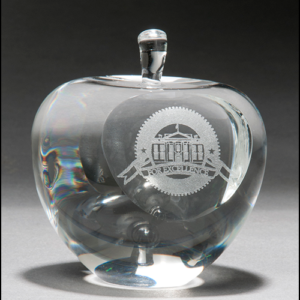 Glass Crystal Apple