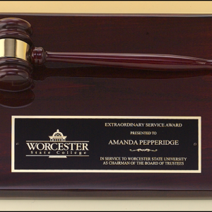 Gavel Plaque