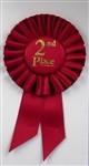 2nd Place Rosette Ribbon
