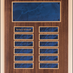 Perpetual Plaque with Sapphire 12 Plate Finish