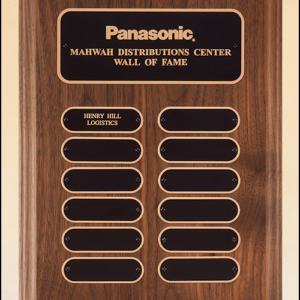 Perpetual Plaque with Oval 12 Plate Finish